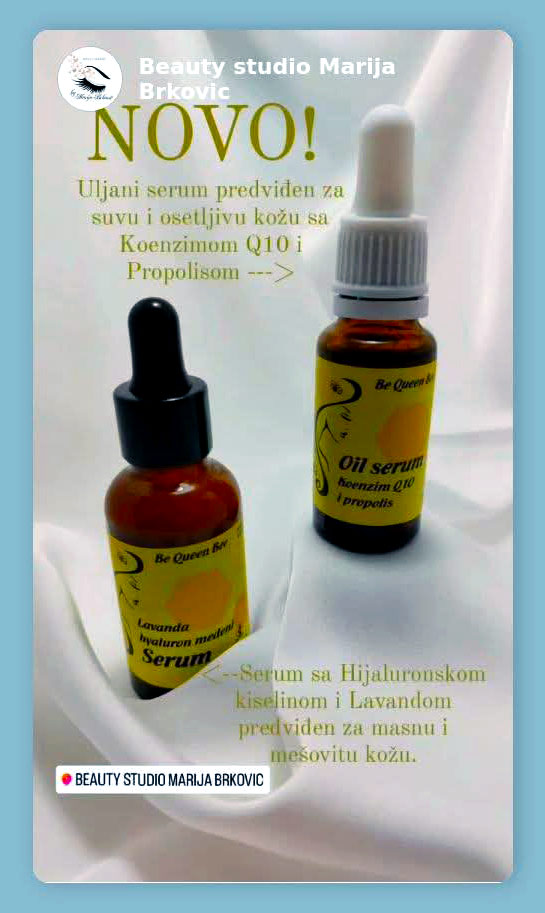 prirodni serum 001 bee queen bee prirodna kozmetika